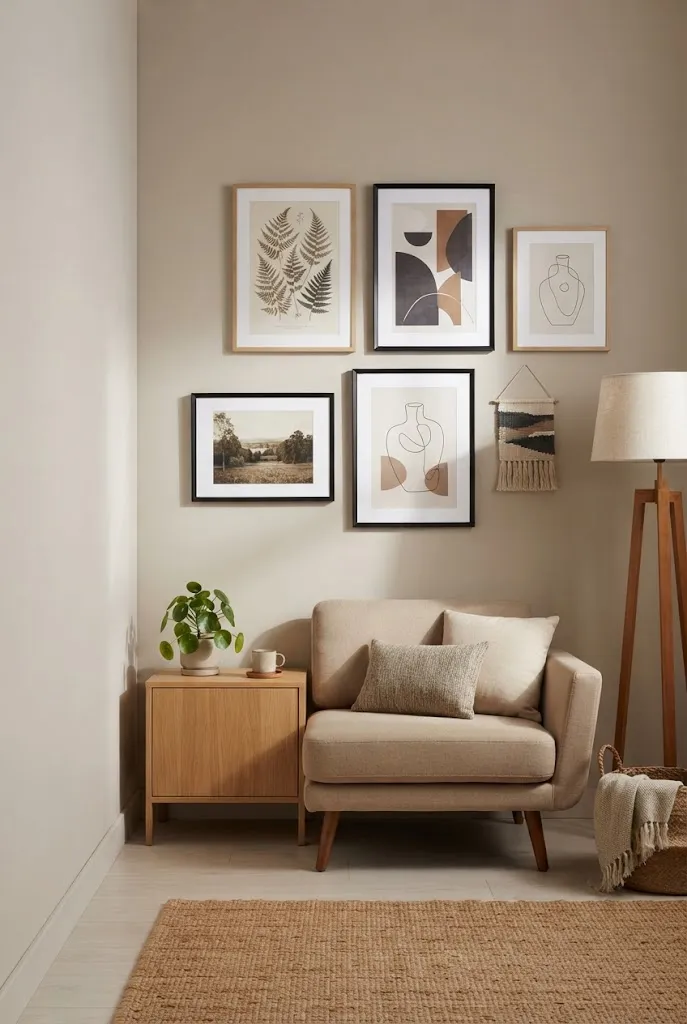 studio apartment wall art ideas