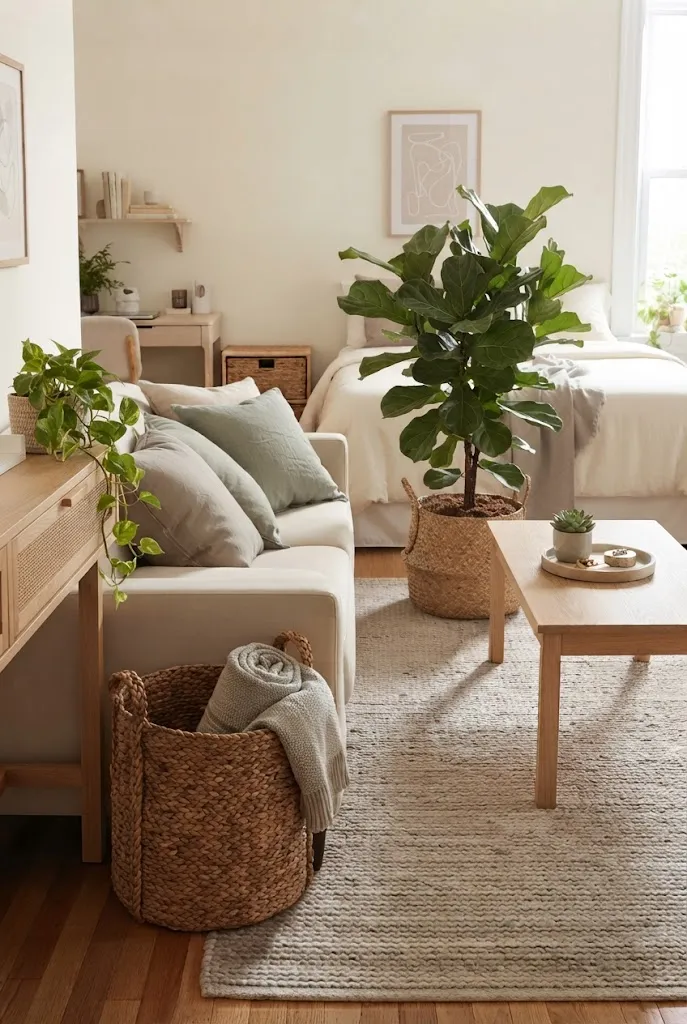 aesthetic studio apartment