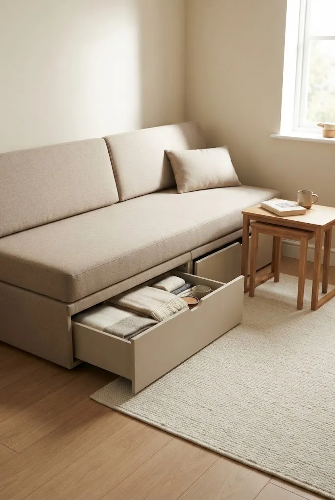 Use Under Sofa Storage