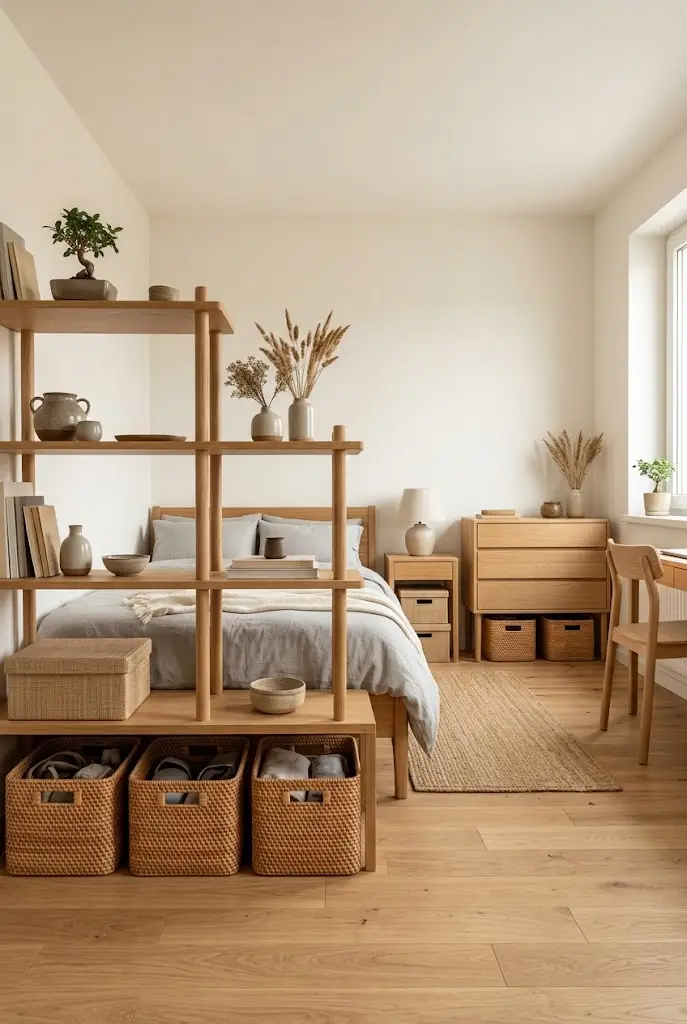 Neutral Color Studio Apartment Ideas