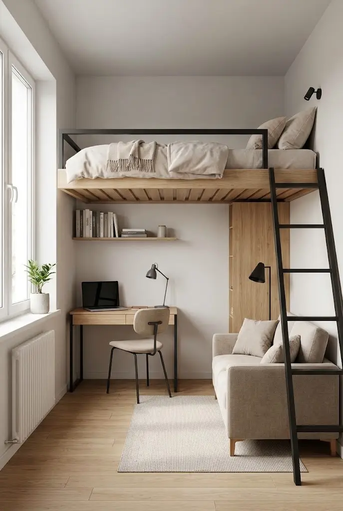 Use a Loft Bed to Free Up Valuable Floor Space