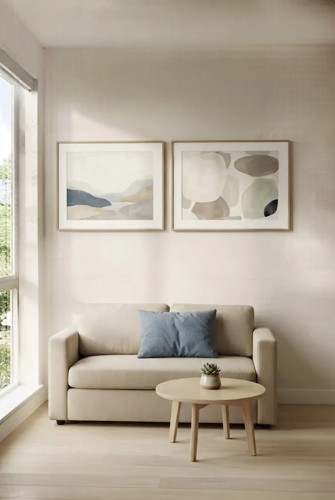 studio apartment wall art ideas
