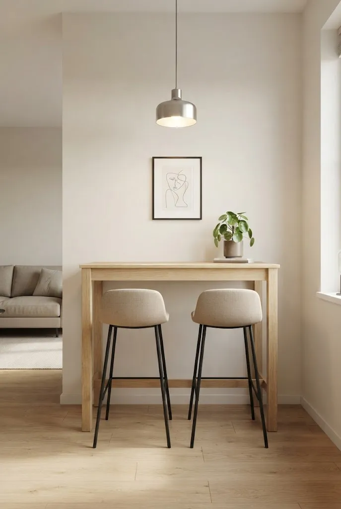 one bedroom apartment dining area ideas