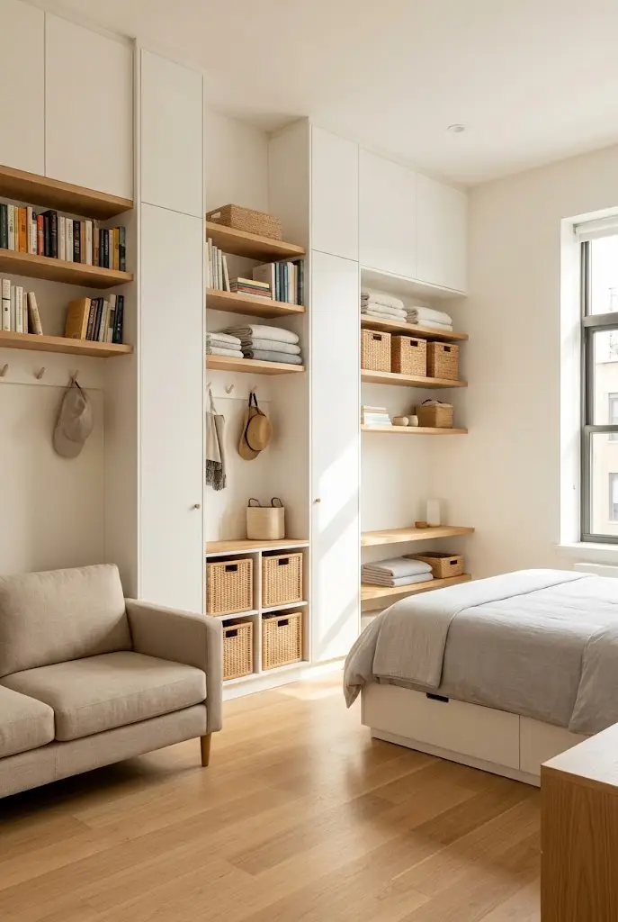 Vertical Storage Wall
