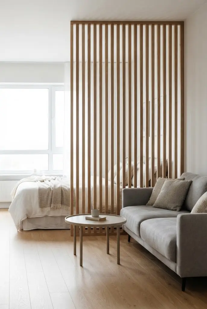Vertical Wood Slats