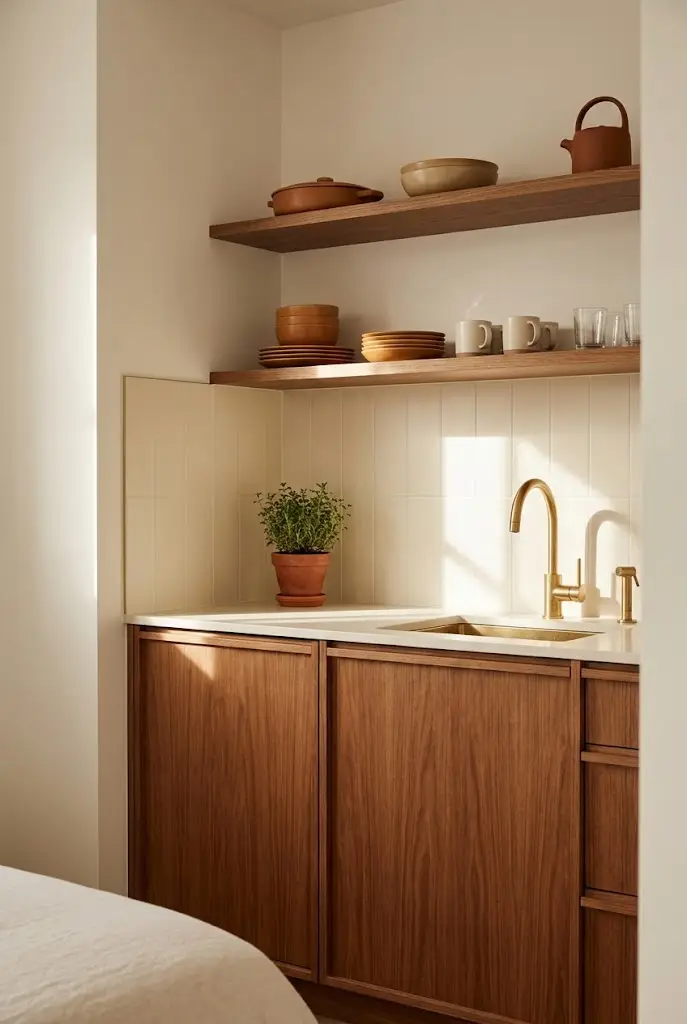 Warm Kitchenette Corner