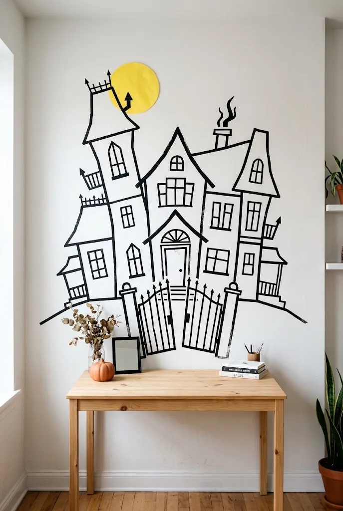 Washi Tape Haunted House