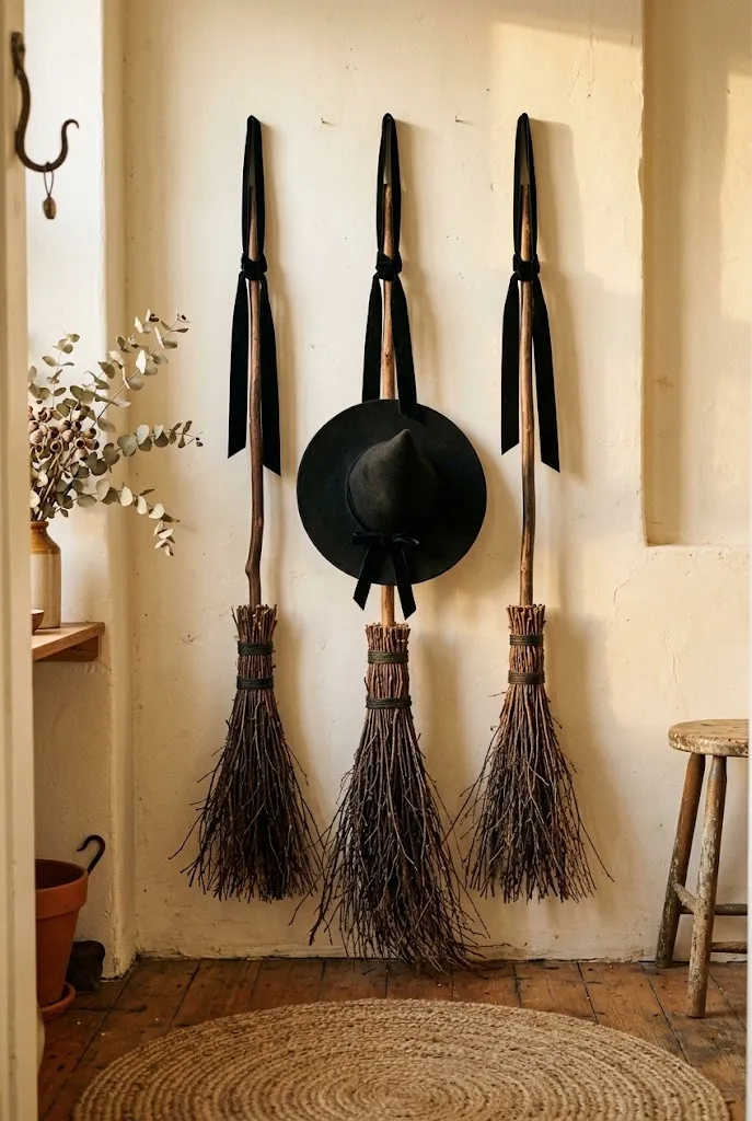 Witch Broom Entry Wall