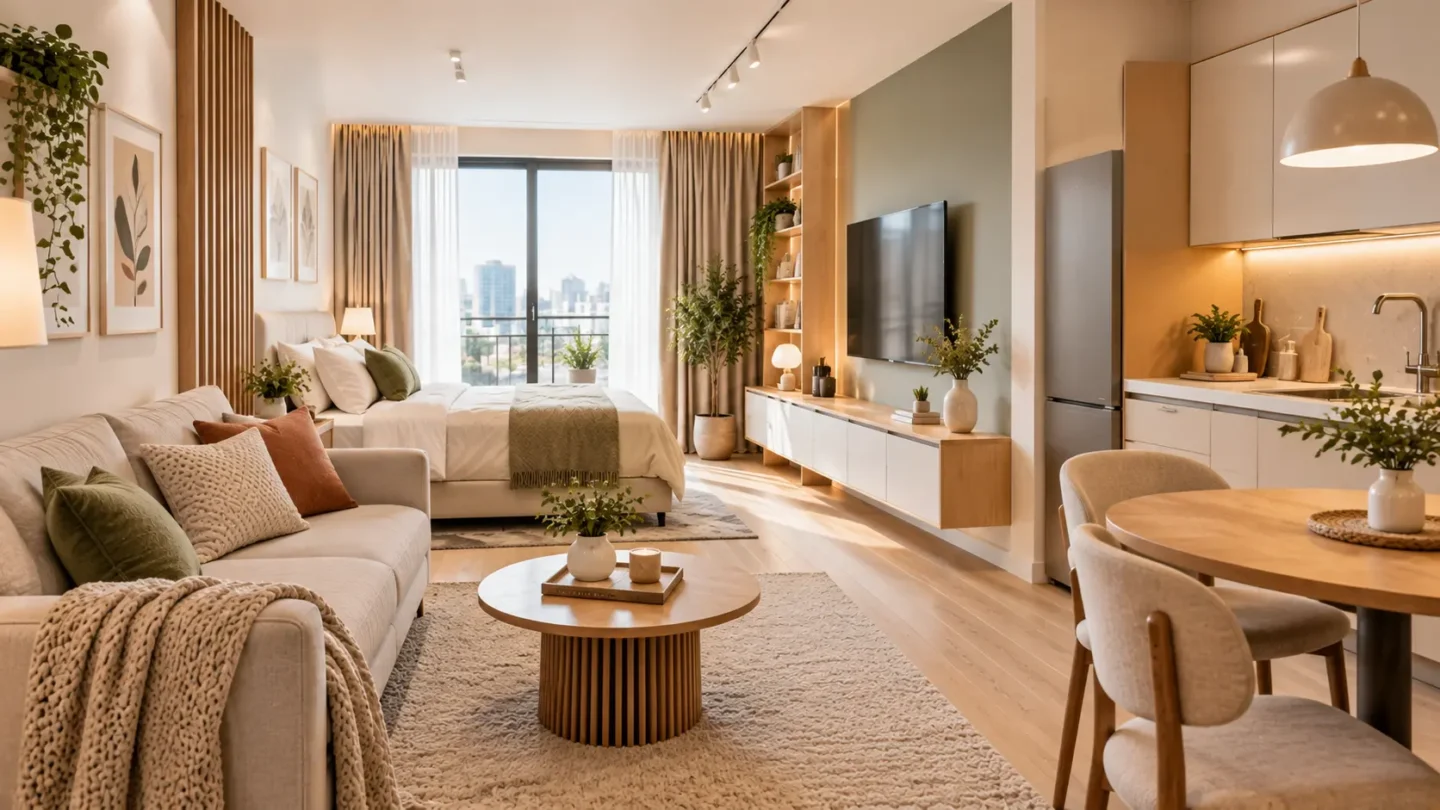 modern studio apartment designs