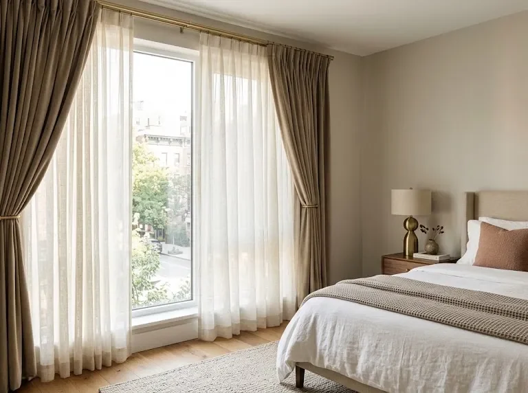 luxury bedroom curtain ideas