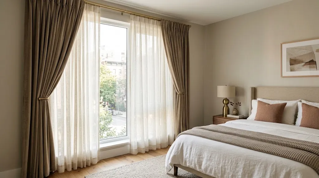 luxury bedroom curtain ideas