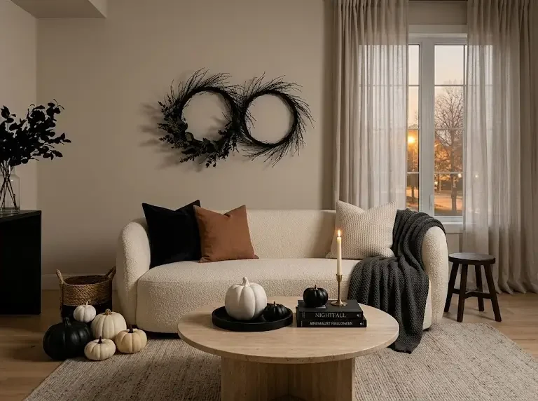 modern apartment halloween decor ideas