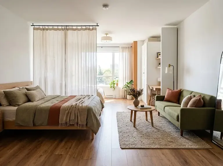 one room apartment decor ideas