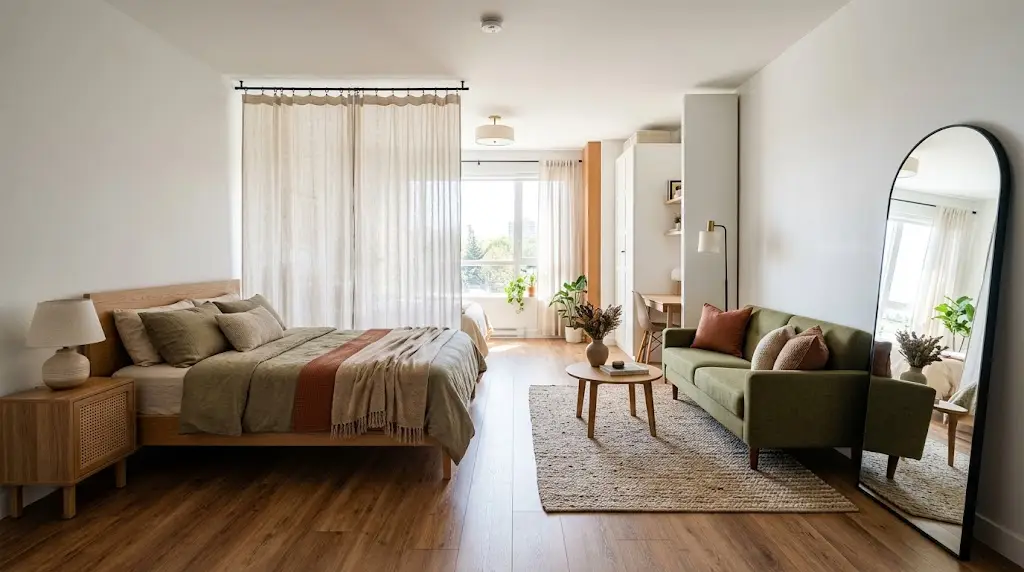 one room apartment decor ideas
