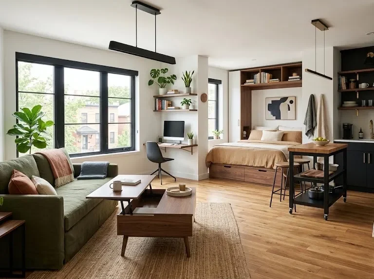 studio apartment furniture ideas