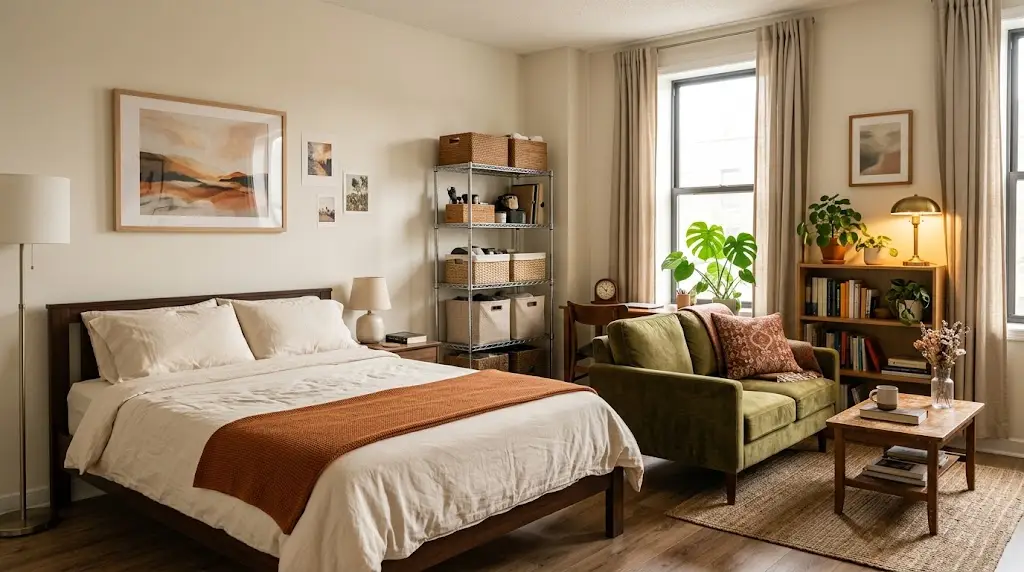 studio apartment look expensive