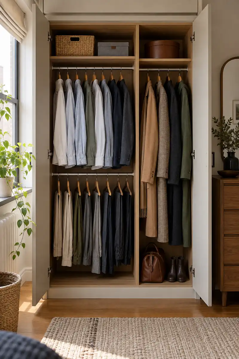 Double Hanging Rails