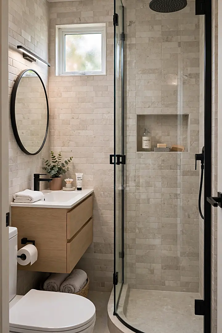 2. Use a Walk In Shower