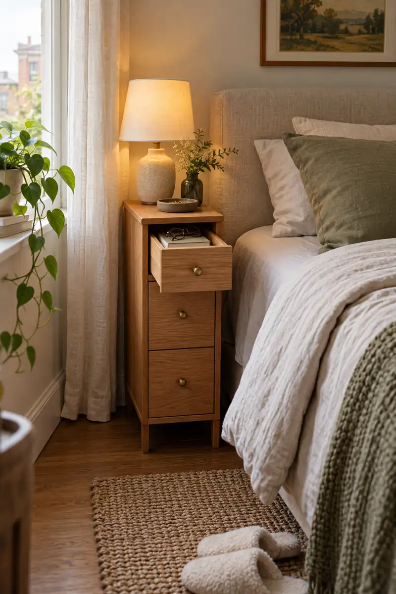 Slim Bedside Drawers