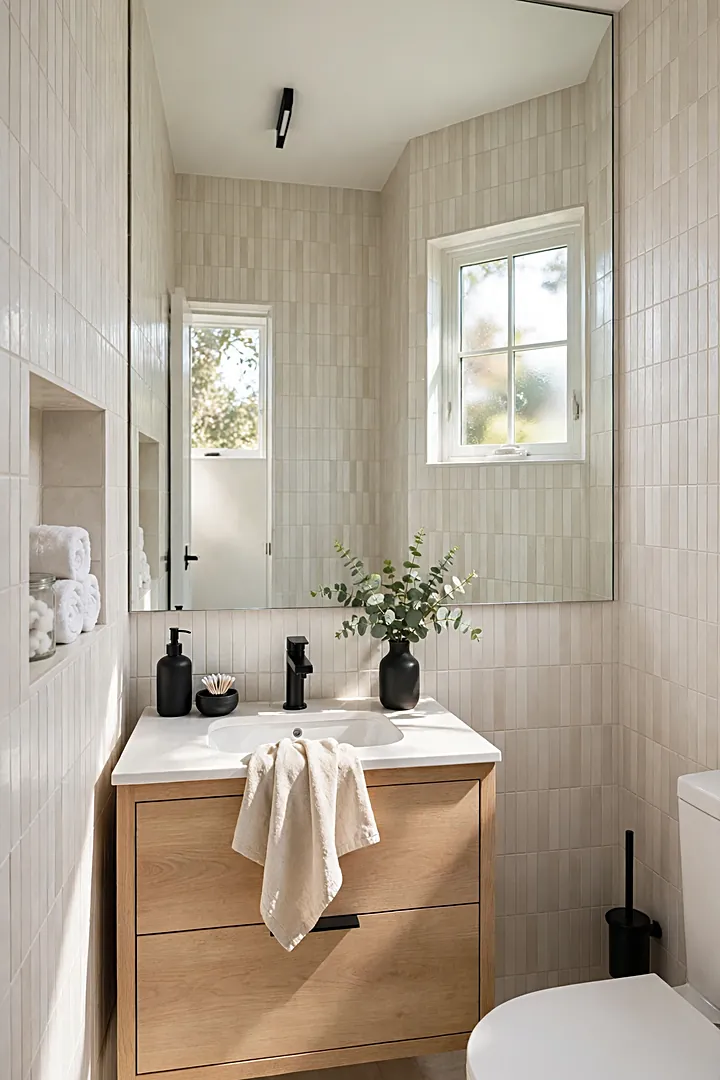 3. Hang a Large Mirror