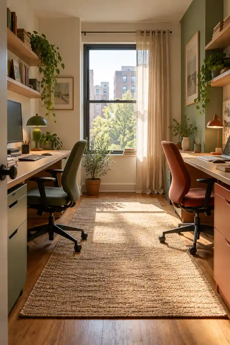 Opposite Wall Workstations