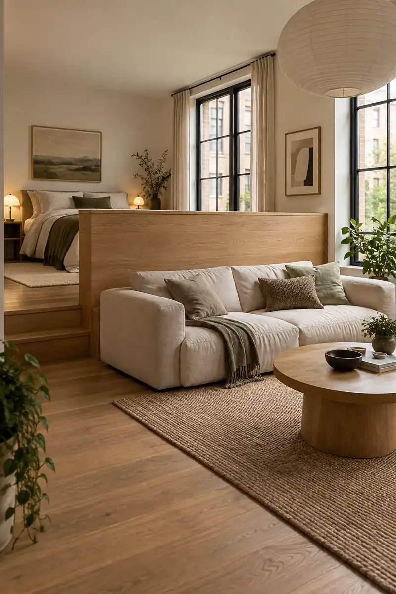 Sofa-Back Half Wall