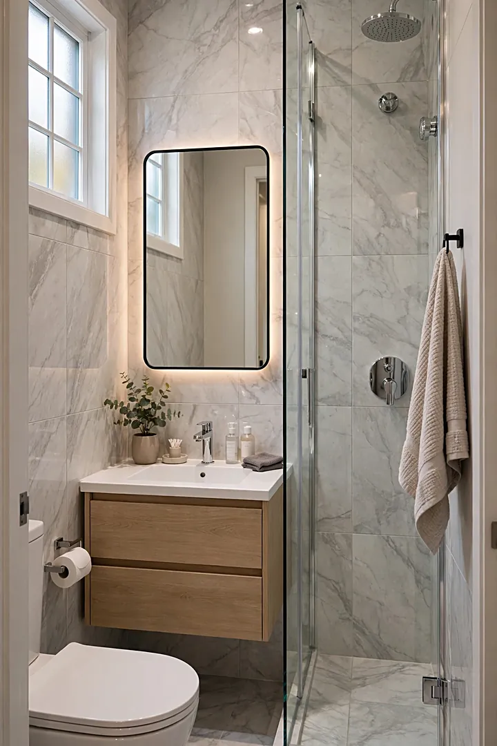 5. Add a Glass Shower Door