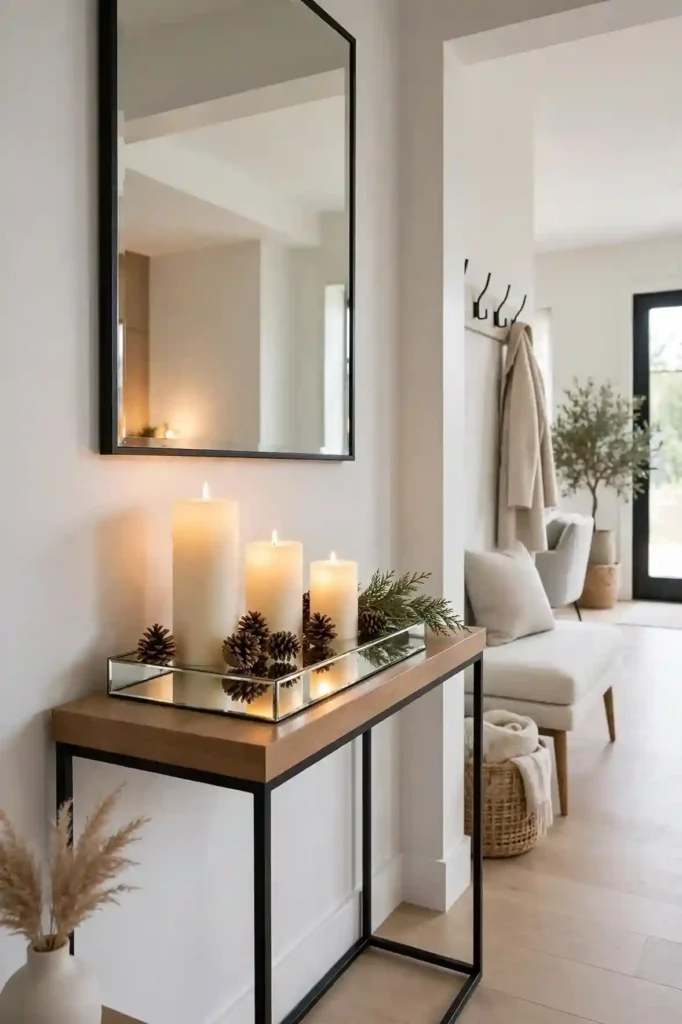 Mirrored Candle Trays