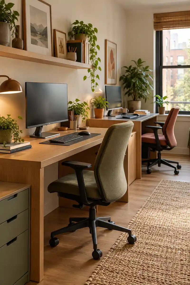 Offset Desk Layout