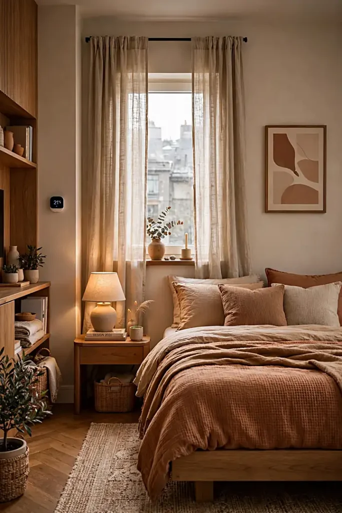 8. Hang Cozy Curtains