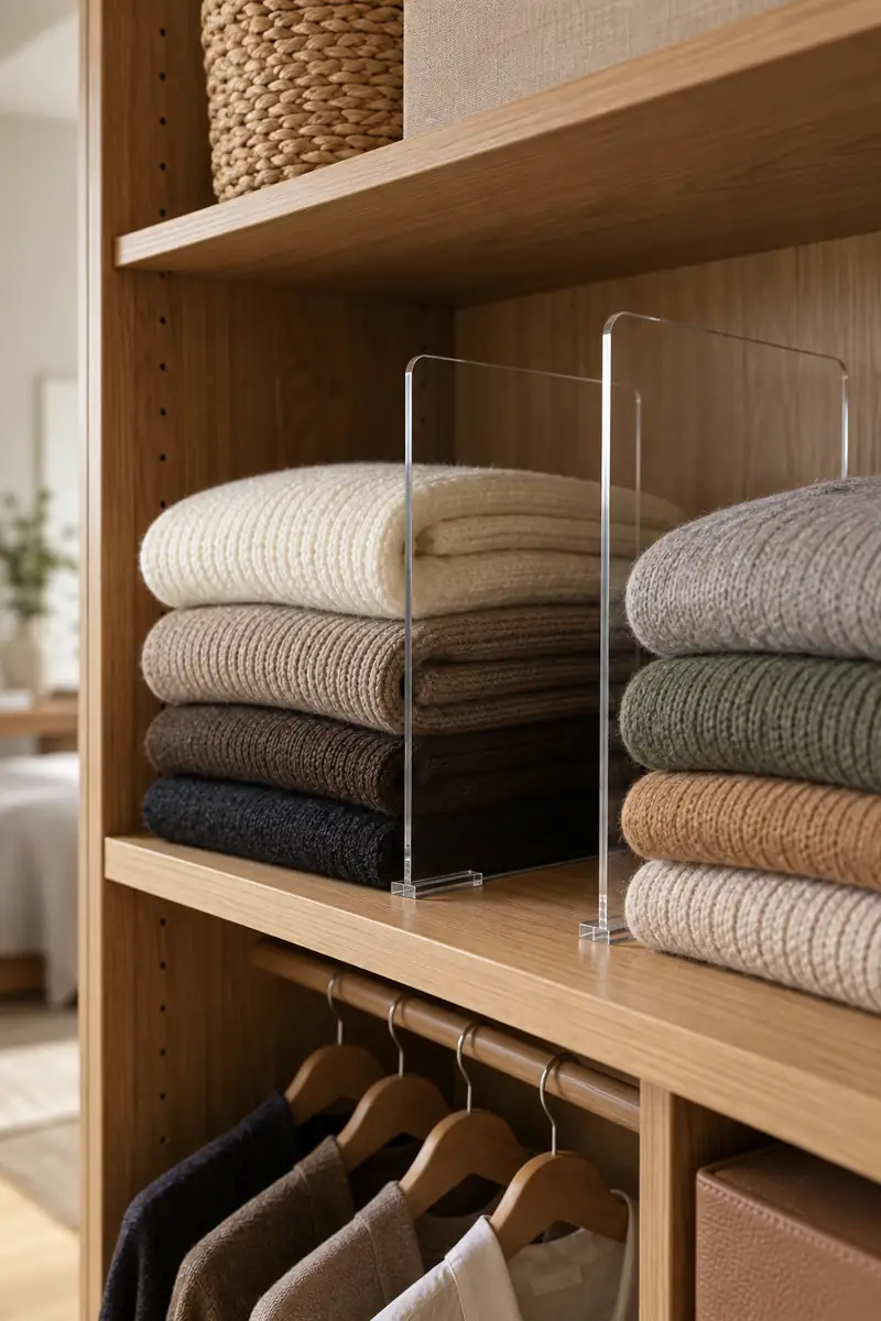Closet Shelf Dividers