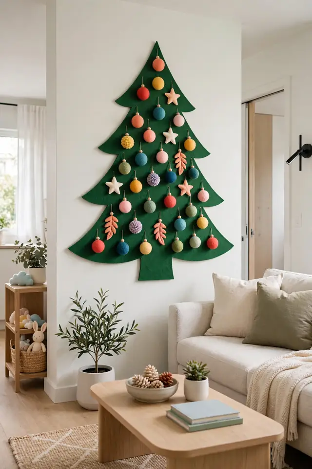 12. Felt Wall Trees