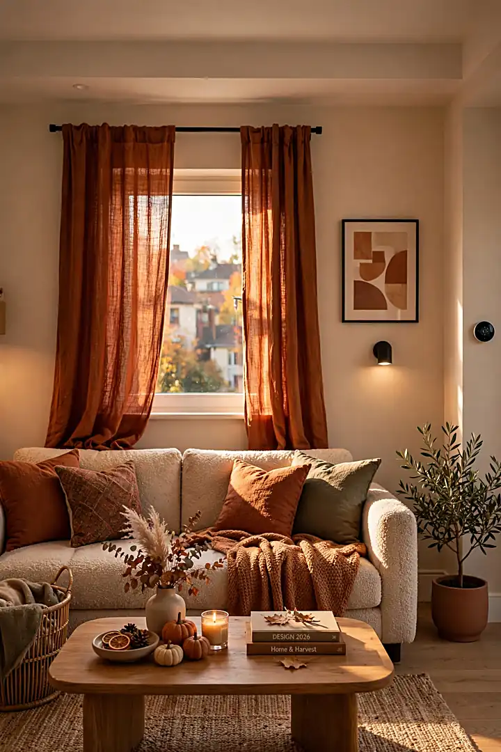 12. Rust Curtains