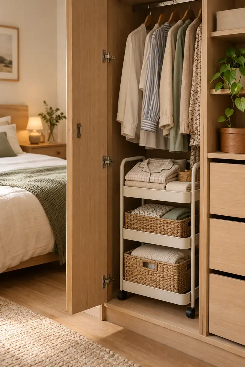 Rolling Closet Cart