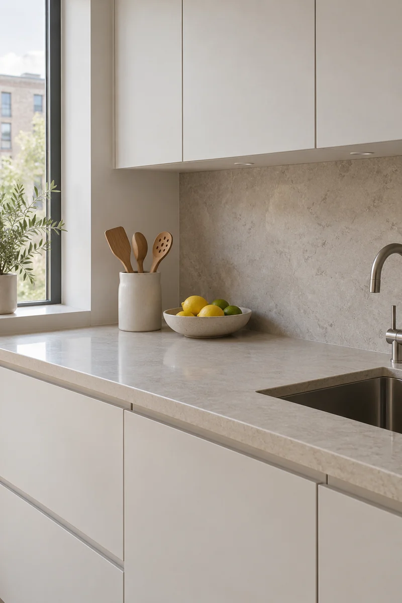 Restrained Countertop Styling