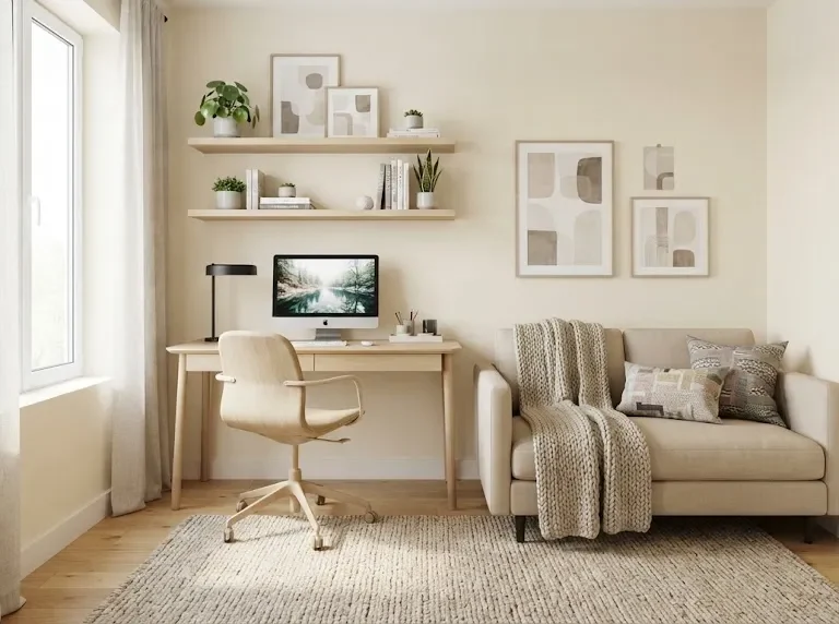 15 Small Room Office Ideas With a Couch You ll Adore