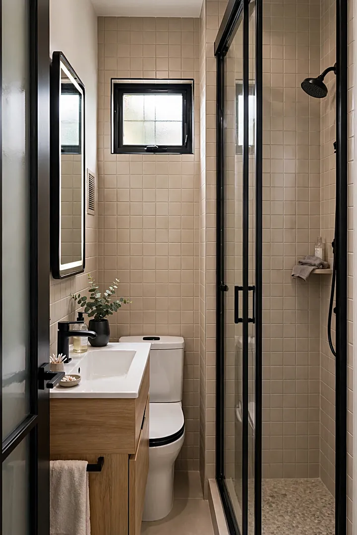 15. Use a Sliding Shower Door