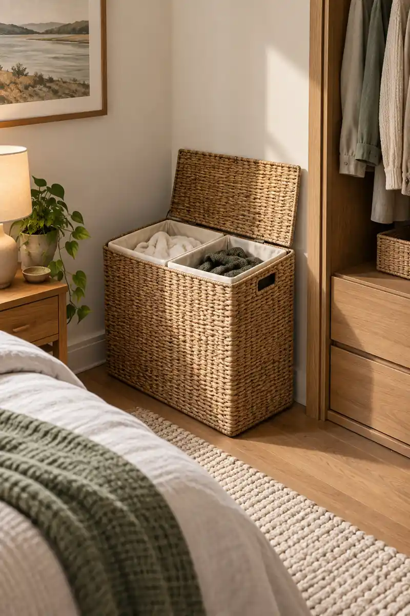 Two-Part Laundry Hamper
