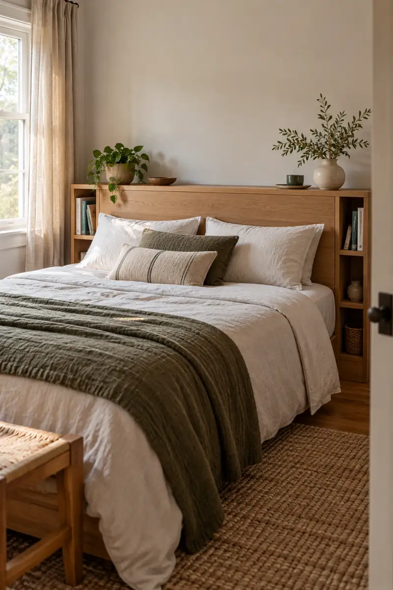 Bedside Storage Headboard