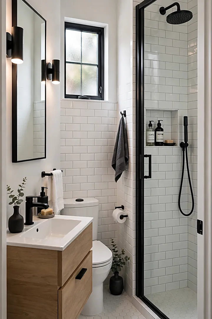 19. Use Matte Black Fixtures
