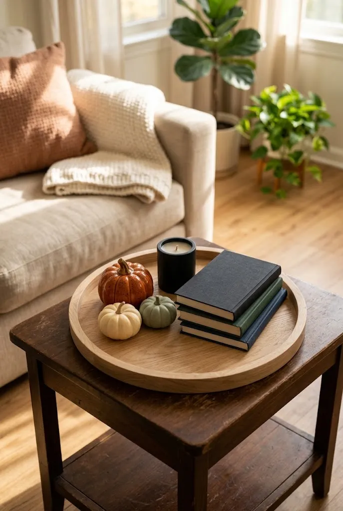 Coffee Table Pumpkin Tray
