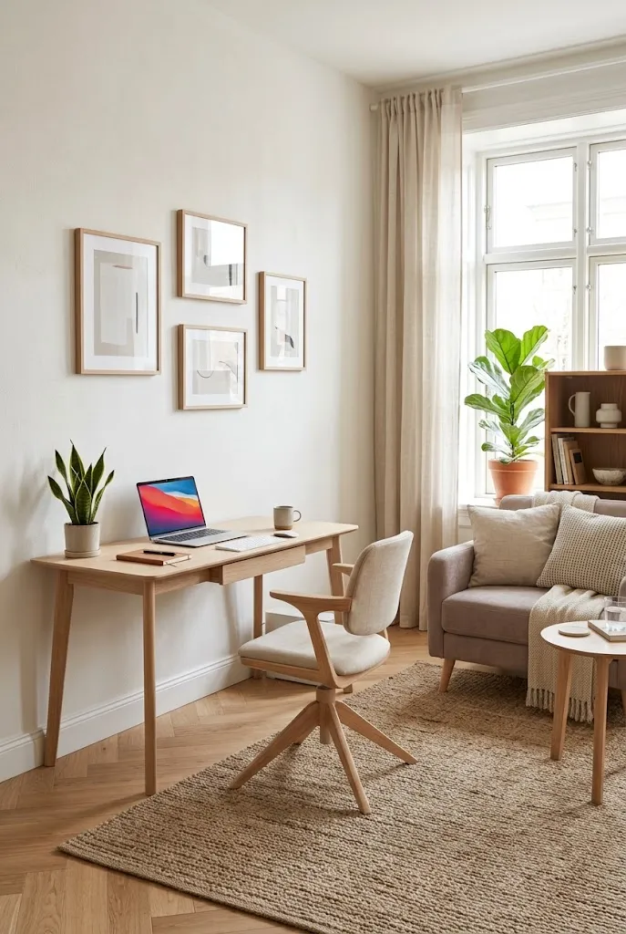 Compact Desk Sofa Pair