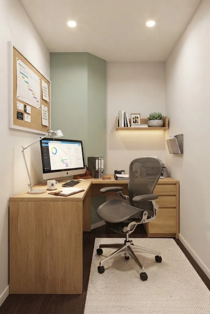 Corner Desk Setup