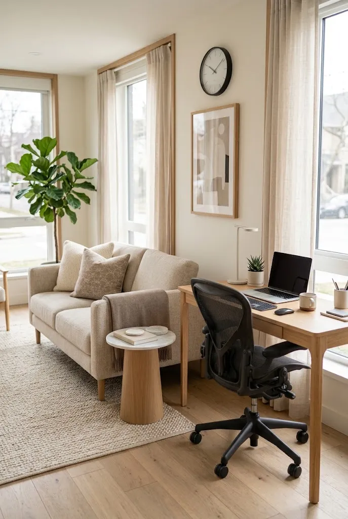Desk And Loveseat