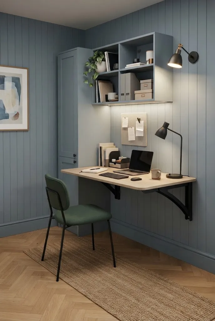 Fold-Down Workstation
