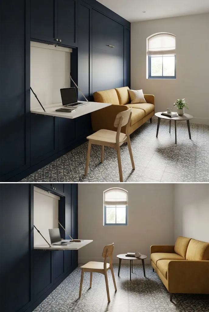 Folding Desk Sofa