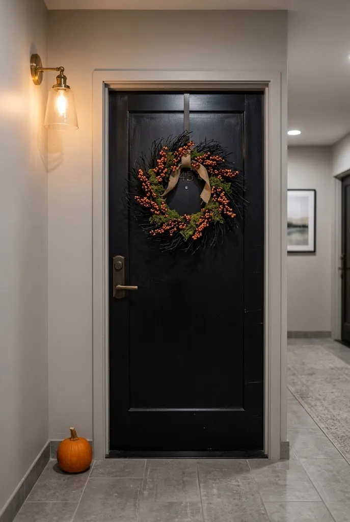 Front Door Wreath Statement