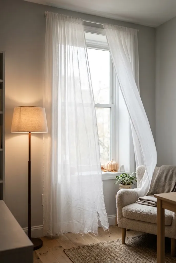 Ghostly Sheer Curtains