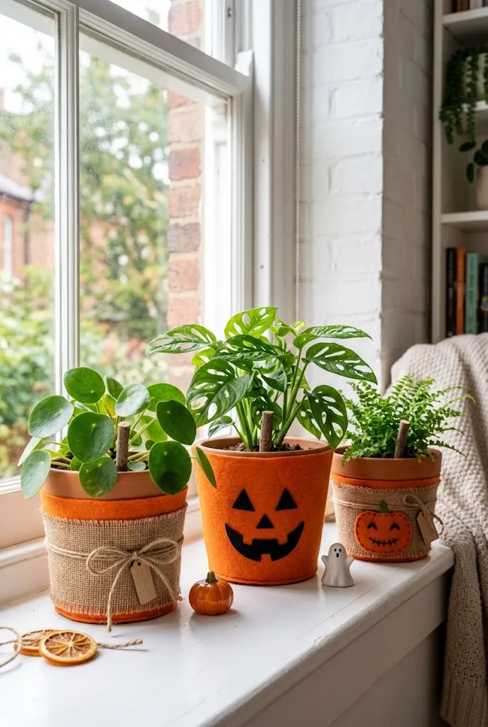 Plant Pot Pumpkin Covers
