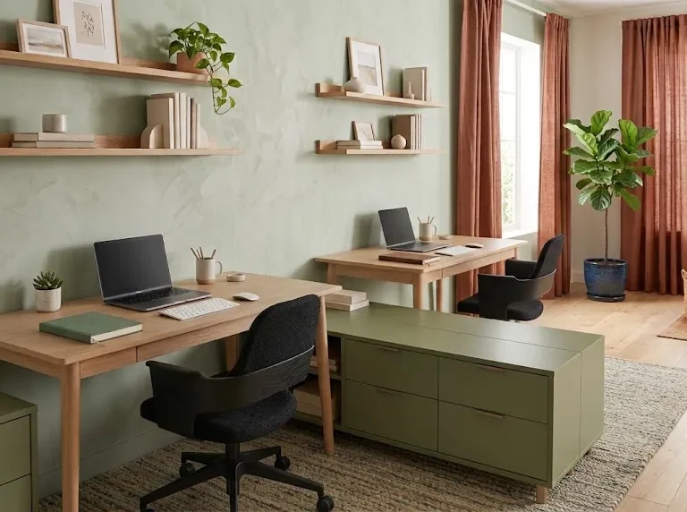 small room office ideas for two